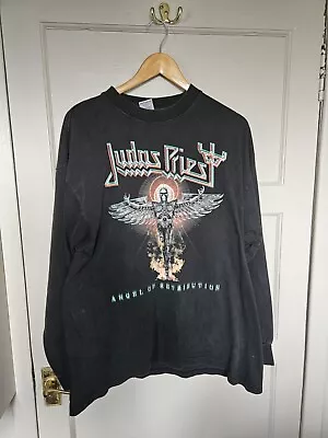 Buy Vintage Judas Priest 2005 World Tour Band T Shirt Black Longsleeve Xl Festival • 25£