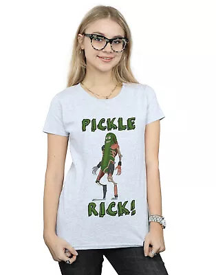 Buy Absolute Cult Women's Rick And Morty Pickle Rick T-Shirt • 13.99£