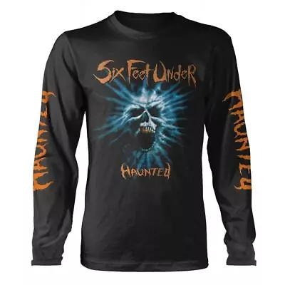 Buy Six Feet Under Unisex Adult Haunted Long-Sleeved T-Shirt PH2037 • 18.59£