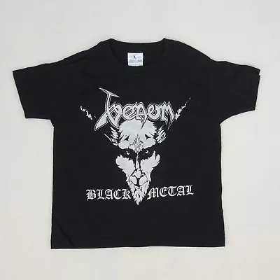 Buy VENOM Black Metal S SMALL T-Shirt Black KIDS Band Logo • 20.17£