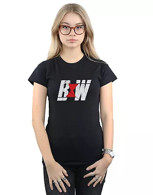 Buy Marvel Women's Black Widow Movie Initial Logo T-Shirt • 13.99£