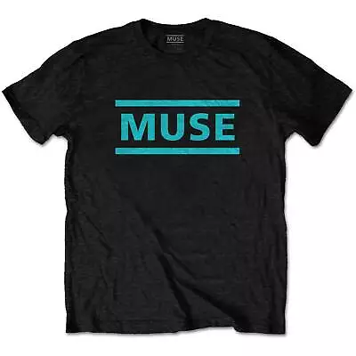 Buy Muse Unisex T-Shirt: Light Blue Logo OFFICIAL NEW  • 16.63£