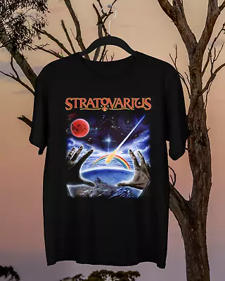 Buy NEW STRATOVARIUS Band Short Sleeve Black T-Shirt • 10.15£