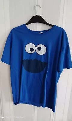 Buy Sesame Street T Shirt Cookie Monster Size L M077524 • 6£