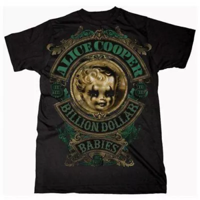 Buy Alice Cooper Unisex T-Shirt: Billion Dollar Baby Crest OFFICIAL NEW  • 17.81£