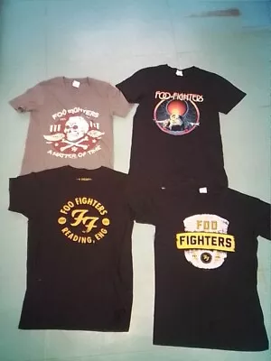 Buy 4 X MENS FOO FIGHTERS T-SHIRTS Bundle Size Small Inc Reading 2012 Tour • 15.99£
