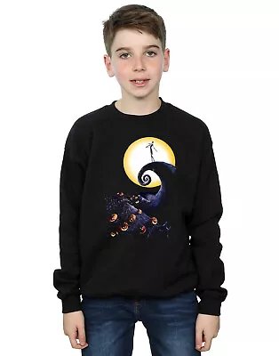 Buy Disney Boys Nightmare Before Christmas Cemetery Sweatshirt • 15.99£