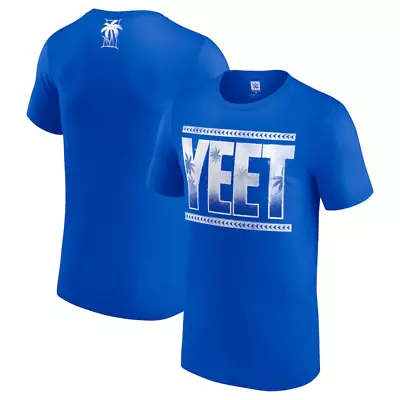 Buy Jey Uso WWE T-Shirt Men's Blue Jey Uso Yeet T-Shirt - New • 14.99£