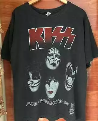 Buy 1996 Kiss Rock Band Basic Style Short Sleeve Unisex T-shirt  KH4237 • 15.86£