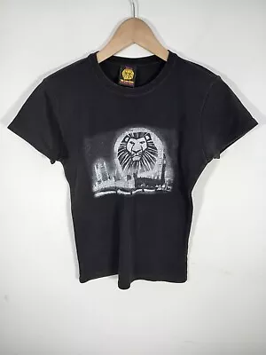 Buy The Lion King: Broadway Musical Official London Black T-Shirt Top Glitter L • 9.50£