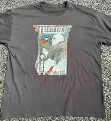 Buy Nosferatu T Shirt Horror Movie Film Merch Tee Klaus Kinski Werner Herzog Size XL • 15.30£