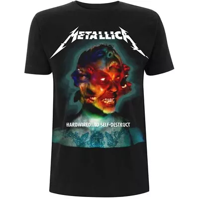 Buy CID Men's Metallica-Hardwired Album Cover T-Shirt, Black, Medium • 18.23£