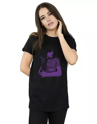 Buy Syd Barrett Women's Violet Portrait Boyfriend Fit T-Shirt • 15.99£