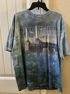 Buy Vintage 2002 Pink Floyd Animals Shirt-XL Tie Dye Liquid Blue • 116.70£