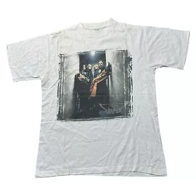 Buy Aerosmith T-Shirt Nine Lives World Tour Graphic Print 1997 White Mens Large • 49.99£