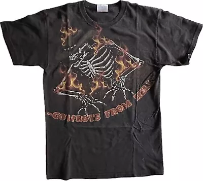 Buy Cowboys From Hell Pantera 90 Vintage Band Y2K Tee Metal 2 Sided Rock Sz S Shirt • 46.21£