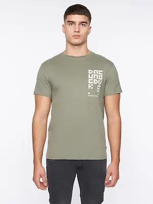 Buy Duck And Cover - Mens 'BARDENT' T-Shirt - Sage • 17.99£