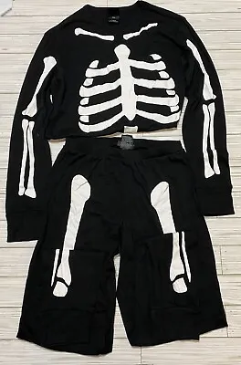 Buy Hyde & Eek! Boutique Men's Sleep Set Halloween Pajamas Bones Skeleton S/XL • 11.20£