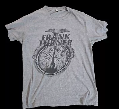 Buy Frank Turner Medium Gray T Shirt Tultex Guitar  • 13.98£