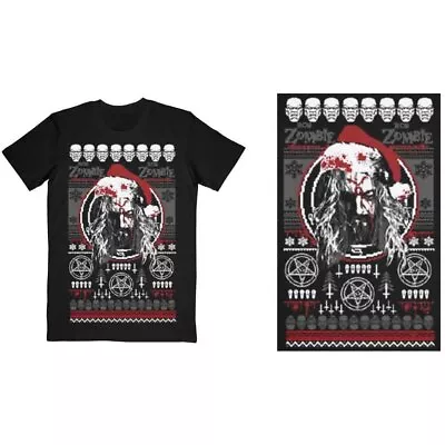 Buy Rob Zombie T Shirt Bloody Santa Logo Official Mens Black XXL • 17.95£