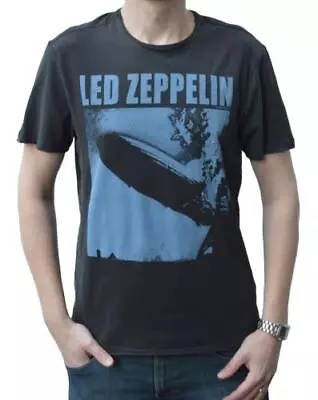 Buy LED ZEPPELIN BLIMP SQUARE AMPLIFIED XX LARGE VINTAGE CHARCOAL =T-shirt= • 22.59£