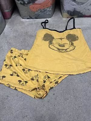 Buy Disney Mickey Mouse Size 8-10 Summer Pjs Pyjamas Nightwear Set  • 1£