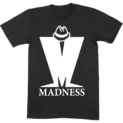 Buy Officially Licensed Madness M Logo Mens Black T Shirt Madness Logo Classic Tee • 16.95£
