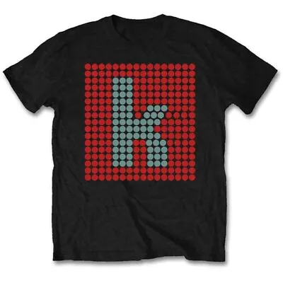 Buy The Killers Men's K Glow Short Sleeve T-Shirt, Black, Medium • 14.93£