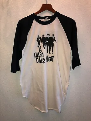 Buy Vintage 1964 The Beatles A Hard Day's Night KIMN Denver Red Rocks Shirt Large • 373.41£