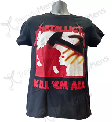 Buy Metallica T-Shirt Kill 'Em All Tracks Official Licensed New Both Side Print Blac • 29.99£