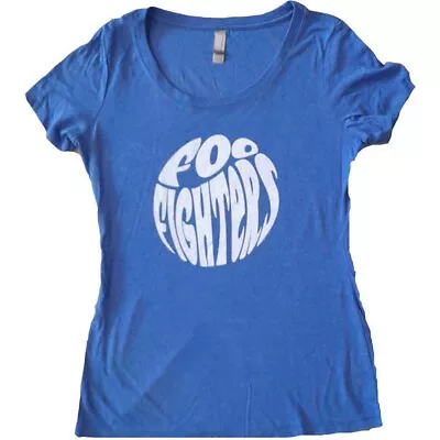Buy Foo Fighters Ladies T-Shirt: 70s Logo (Ex-Tour) (Medium) • 15.95£