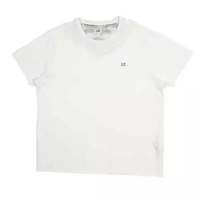 Buy CP COMPANY White T Shirt Tee Goggles Short Sleeve Cotton Mens XXXL • 39.99£