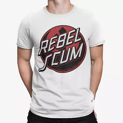 Buy Rebel Scum T-shirt Dark Side Star Wars Scum Tee Retro 70s 80s 90s Movie Force • 6.99£