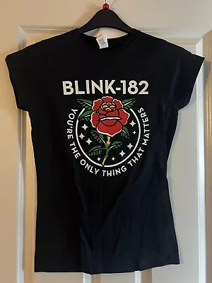 Buy Blink 182 Black 2017 Tour T-shirt. Size Ladies Medium. Perfect Condition.  • 15£