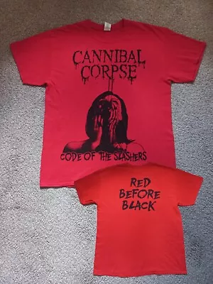 Buy Cannibal Corpse Red Before Black T-Shirt - Size L - Heavy Death Metal - Deicide • 14.99£
