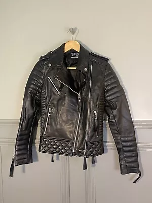 Buy Guardians Of The Galaxy Star Lord Chris Pratt Black Real Leather Jacket Fz Merch • 60£