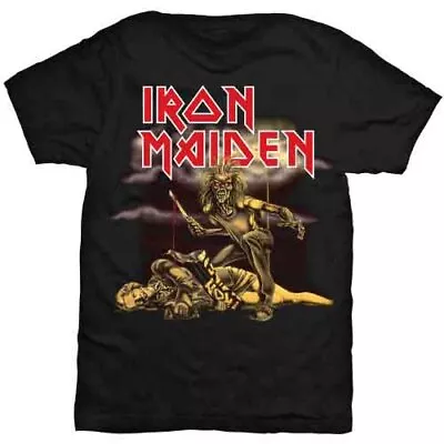 Buy Rockoff Trade Women's Iron Maiden Slasher T-Shirt, Black (Black Black), 8 • 17.34£
