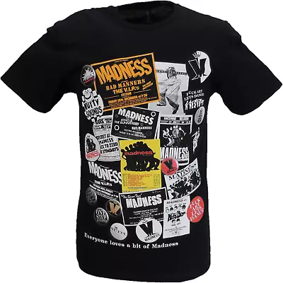 Buy Mens Black Official Madness Posters And Stickers T Shirt • 17.99£