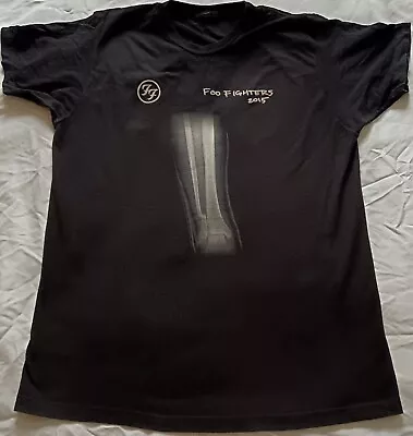 Buy Foo Fighters 2015 Dave Grohl X-ray T-shirt Size M • 9£