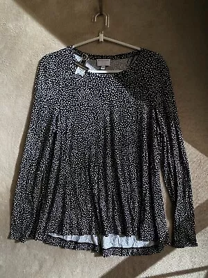 Buy WITCHERY Casual T-Shirts Top Size S Womens Black Long Sleeve • 12.24£