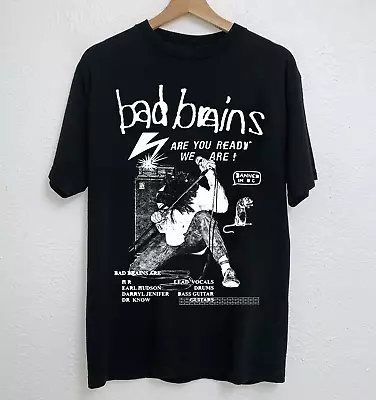 Buy NEW Classic  Bad Brains Band Short Sleeve Black All Size Shirt HE06 • 18.63£