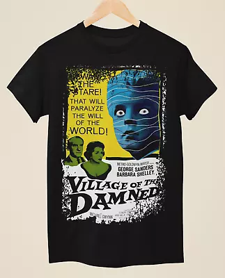 Buy Village Of The Damned (1960) - Movie Poster Inspired Unisex Black T-Shirt • 14.99£