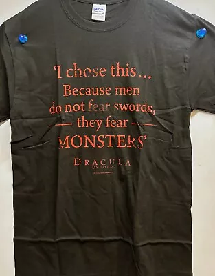 Buy Dracula Untold Luke Evans Promotional T-shirt Size M, New, Never Worm Quotes • 4.99£