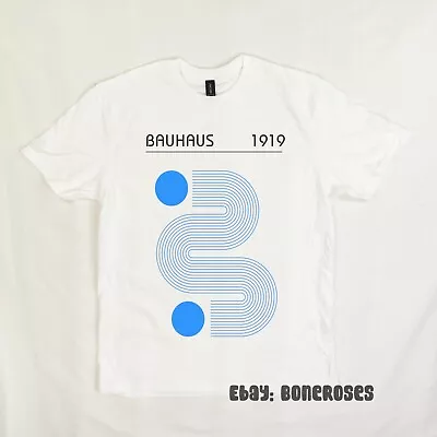 Buy Bauhaus 1919 Blue Lines T-Shirt, Vintage Fine Art • 12£