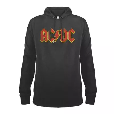 Buy AC/DC Logo Amplified Black Large Unisex Hoodie NEW • 52.99£