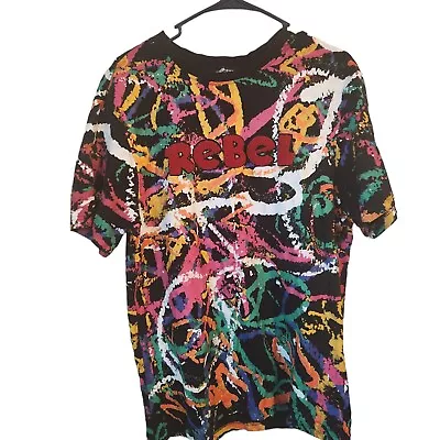 Buy Rebel Minds Cotton Rebel T Shirt Multicolor Men's Size Large • 17.64£