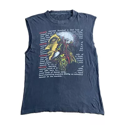 Buy 90’s Carcass Definition Vintage Sleeveless T Shirt Size L Death Metal Napalm • 119.99£