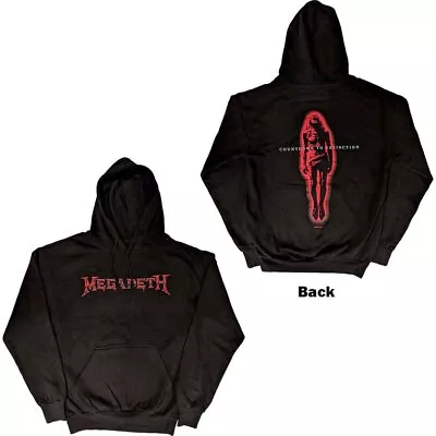 Buy Megadeth Unisex Pullover Hoodie: Countdown To Extinction (Back Print) (XX-Large) • 30.88£