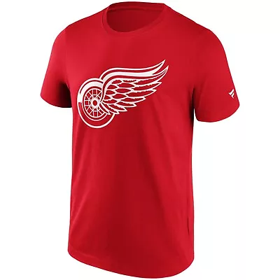 Buy NHL Detroit Red Wings Primary Logo Graphic T-Shirt Red • 28.91£