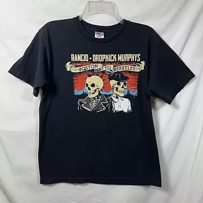Buy Rancid Dropkick Murphys From Boston To Berkeley Tour M T-Shirt Skulls Concert • 12.11£
